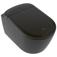 Villeroy & Boch Supreo Douche WC - ladydouche - geurafzuiging - spoelrandloos - pure black v16en2r7