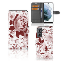 Hoesje Samsung Galaxy S21 FE Watercolor Flowers