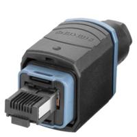 Siemens IE FC RJ45 plug Pro 2x2, Fast-Connect Push-Pull-stekker, IP65 6GK19011BB206AA0 1 stuk(s) - thumbnail