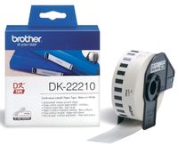 Etiket Brother DK-22210 29mm thermisch 30-meter wit papier - thumbnail