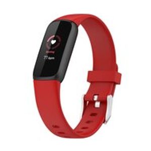 Fitbit Luxe - Sportbandje met gesp - Maat: Large - Rood