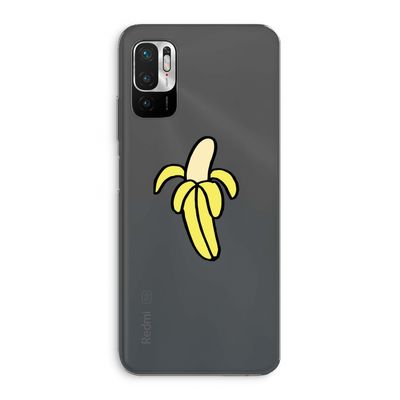 Banana: Xiaomi Redmi Note 10 5G Transparant Hoesje