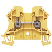 Weidmüller 2429520000 Doorgangsserieklem 5.10 mm Schroeven Zwart, Geel 100 stuk(s)