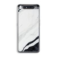 Elegante marmer: Samsung Galaxy A80 Transparant Hoesje Elegante marmer: Samsung Galaxy A80 Transparant Hoesje