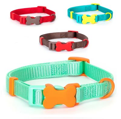 Nobleza Leuke hondenhalsband met kliksluiting - Nylon - 60 cm