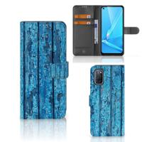 OPPO A72 | OPPO A52 | Book Style Case | Wood Blue