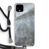 Grey Stone: Pixel 4 Transparant Hoesje met koord