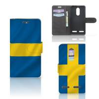 Lenovo K6 Bookstyle Case Zweden - thumbnail