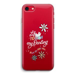 Tough Life: iPhone SE 2020 Transparant Hoesje