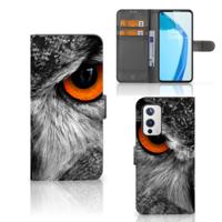 OnePlus 9 | Telefoonhoesje | Met pasjeshouder | Uil