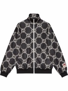 Gucci veste zippée à logo GG - Noir