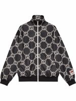 Gucci veste zippée à logo GG - Noir - thumbnail