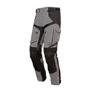 MODEKA Panamericana II Pants, Textiel motorbroek heren, Grijs-Zwart Lang