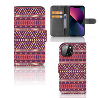 iPhone 13 Mini Telefoon Hoesje Aztec Paars