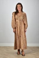Zimmermann jurk Cascadian Plunge Midi 5148DSS255 tan leopard