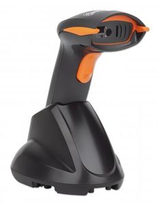 Manhattan Wireless 2D Wireless 2D-barcodescanner Radiografisch 1D, 2D CCD Zwart, Oranje Handmatig incl. standaard USB-A