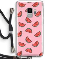 Watermeloen: Samsung Galaxy S9 Transparant Hoesje met koord Watermeloen: Samsung Galaxy S9 Transparant Hoesje met koord