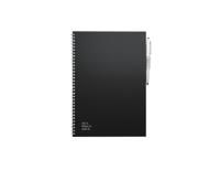 MOYU Uitwisbaar notitieboek - hardcover a4 - pitch black