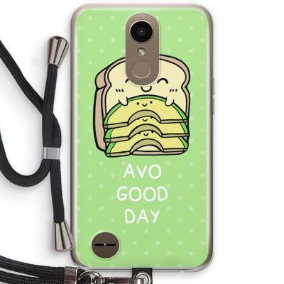 Avo Good Day: LG K10 (2017) Transparant Hoesje met koord