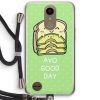 Avo Good Day: LG K10 (2017) Transparant Hoesje met koord