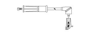 Bougiekabel BREMI, u.a. für Dacia, Renault