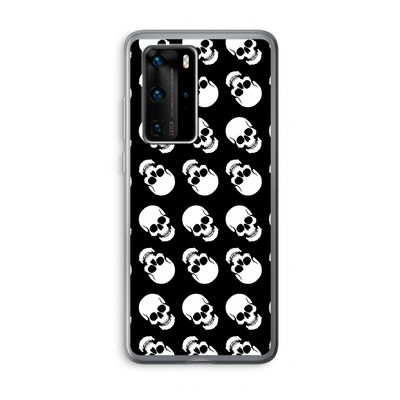 Musketon Skulls: Huawei P40 Pro Transparant Hoesje