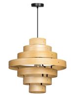 ETH Houten hanglampOaknut 7-rings - 05-HL4453-72