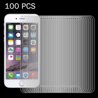100 stuks voor iPhone 8 & iPhone 7 0 26 mm 9H oppervlakte hardheid 2.5D explosieveilige getemperd glas Non-full Screen Film