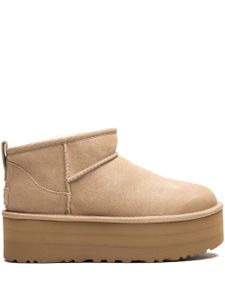 UGG bottines Classic Ultra Mini à Plateform 'Sand' - Tons neutres