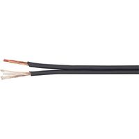 BKL Electronic 1106001/50 Audiokabel 2 x 0.14 mm² Zwart 50 m - thumbnail