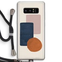 Geo #3: Samsung Galaxy Note 8 Transparant Hoesje met koord
