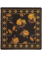 ETRO foulard en soie à fleurs - Noir - thumbnail