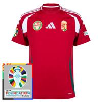 Hongarije Shirt Thuis 2024-2025 + Euro 2024 Badges