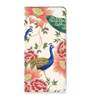 Smartphone hoesje voor Google Pixel 8A Pink Peacock
