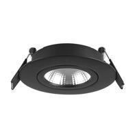 Artdelight Ronde inbouwspotDublin zwart - DL 15053 ZW