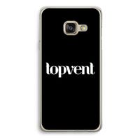 Topvent Zwart: Samsung Galaxy A3 (2016) Transparant Hoesje Topvent Zwart: Samsung Galaxy A3 (2016) Transparant Hoesje