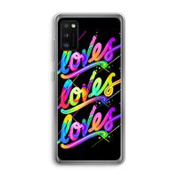 Loves: Samsung Galaxy A41 Transparant Hoesje