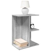 Nachtkastjes 2 st 46,5x29x61 cm bewerkt hout grijs sonoma eiken Nachtkastjes 2 st 46,5x29x61 cm bewerkt hout grijs sonoma eiken