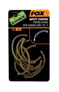 Fox Edges Withy Curve Adaptor Hook Trans Khaki 10-7