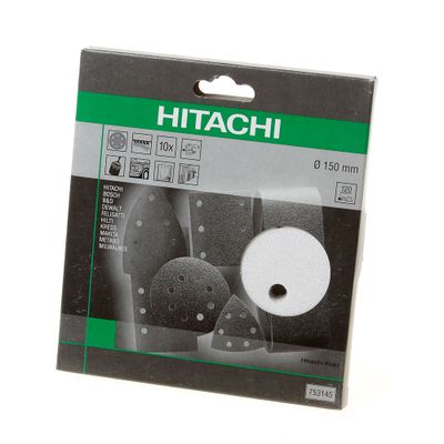 Schuurschijf d.150 k120 velcro wit (10 st)
