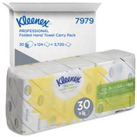 Handdoek kleenex ultra 2laags 215x315mm 124st 7979