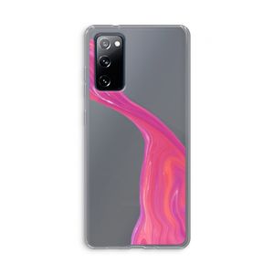 Paarse stroom: Samsung Galaxy S20 FE / S20 FE 5G Transparant Hoesje