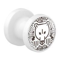 Tunnel met Afrikaans design Acryl Tunnels & Plugs - thumbnail