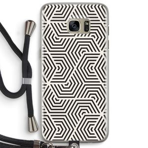 Magic pattern: Samsung Galaxy S7 Edge Transparant Hoesje met koord