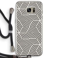 Magic pattern: Samsung Galaxy S7 Edge Transparant Hoesje met koord