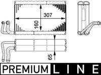 Verdamper, airconditioning AE68000P