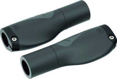 Ergotec Grip aero 2 set handvatten 2x132mm zwart/grijs
