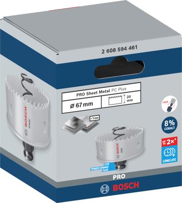 Bosch Accessoires PRO Sheet Metal PC Plus gatzaag | 67 mm - 2608594461
