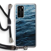 Oceaan: Huawei P40 Transparant Hoesje met koord