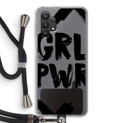 Girl Power #2: Samsung Galaxy A32 5G Transparant Hoesje met koord